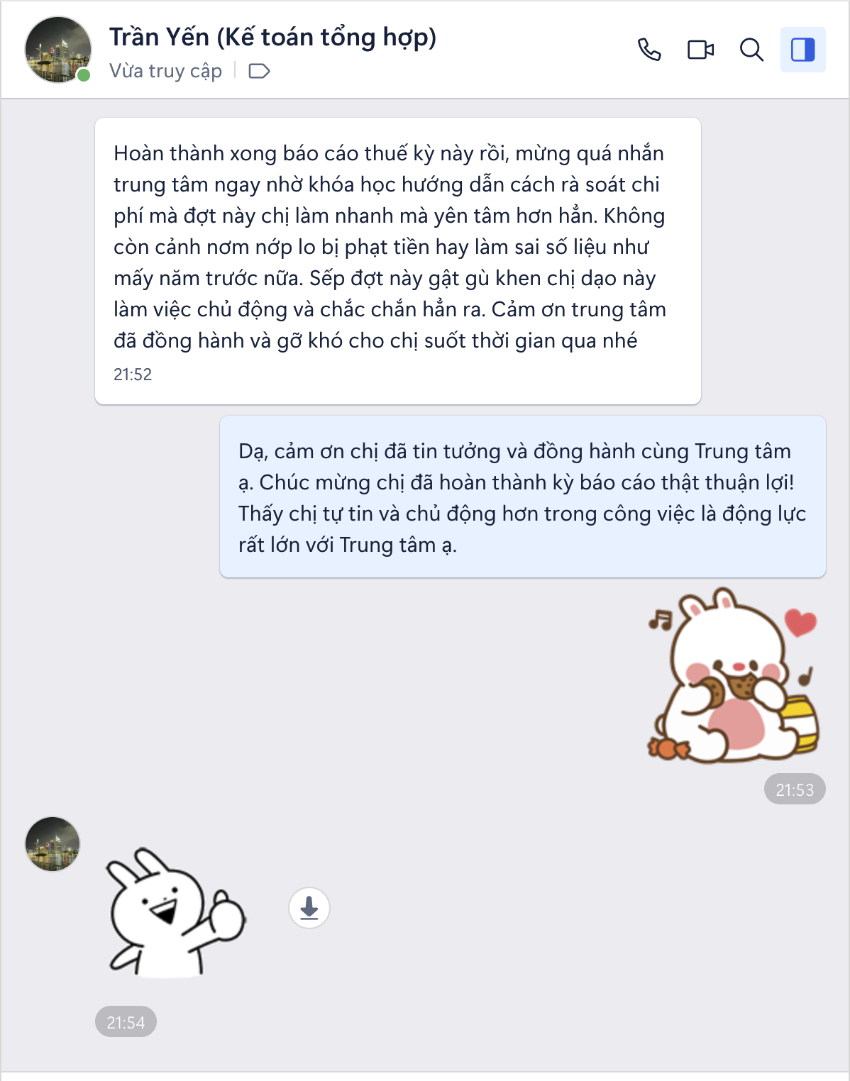 Cảm nhận học viên 4